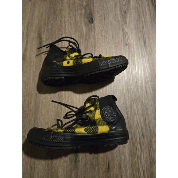 Converse Woolrich CTAS Hi Chelsea Boot 553385C Black/Yellow Size US‎ 6.5 EU 37 - Picture 2 of 14